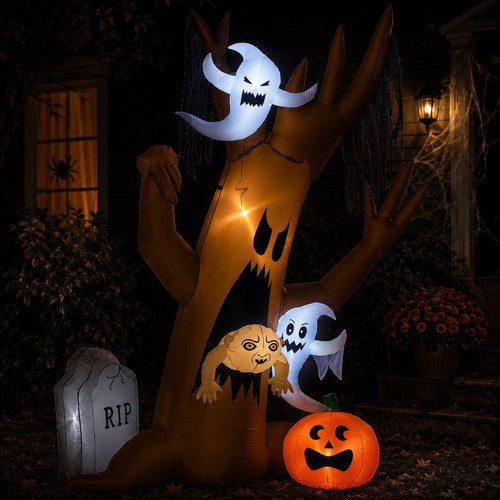 Halloween deko geisterbaum - halloween,