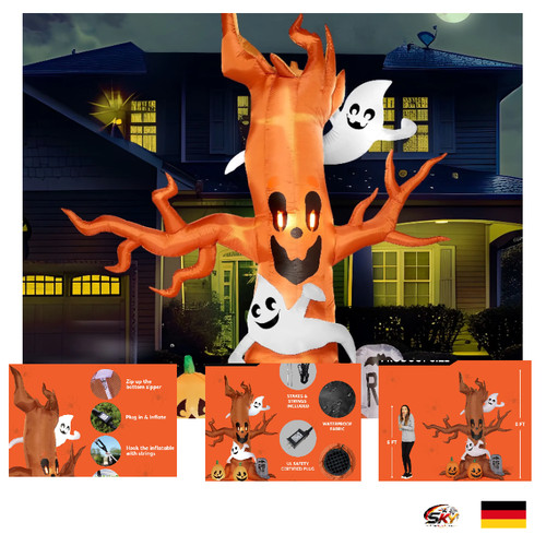 Aufblasbarer halloween baum - aufblasbarer, halloween-baum
